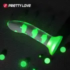 PRETTY LOVE Romantic Rendezvous Glow-in-the-Dark Dildo – 20 cm (8″) — Photo 2
