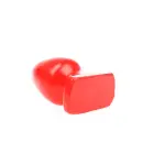 Poti kujuline anaaltapp M – 13 cm (5.1″) – Punane — Foto 3