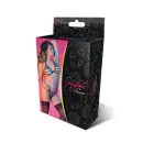 Magic Silk Exposed комплект бюстгальтера и стрингов с бретелями – чёрный – L — Фото 1