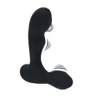 Vibrating and Tapping Silicone Prostate Massager with Ball Stimulator – 16 cm – Black — Photo 1