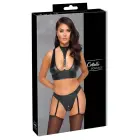 Cottelli Bondage Bra Set – Black – XL — Photo 1