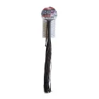 PVC Lover dirbtinės odos botagas – juodas – 60 cm — Nuotrauka 5