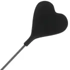 Darkness Black Feather & Leather Dual-Sided Riding Crop 40cm — Photo 2