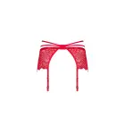 Obsessive Loventy Red Lace Garter Belt with Stockings Straps – L/XL — Photo 7