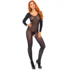 Leg Avenue võrkbodi avatud jalgevahega – must – One Size Photo