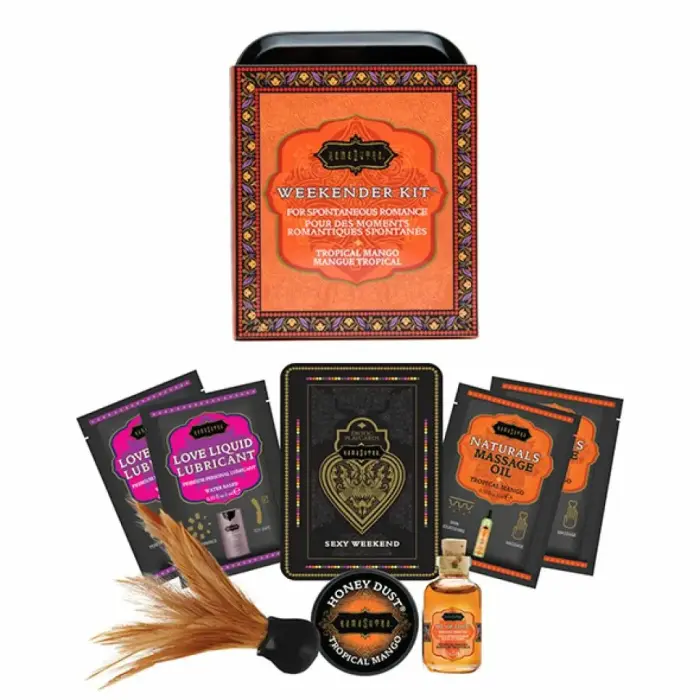 Kama Sutra Weekender tin travel set – tropical mango