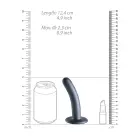 Smooth G-Spot Dildo – 12 cm (5″) – Gunmetal — Photo 6