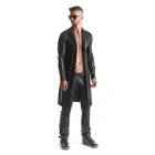 RMSergio001 Wetlook mētelis – melns – XL — Foto 3