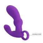 PRETTY LOVE Cayla violetinis dildo – 12 vibracijos funkcijų — Nuotrauka 8