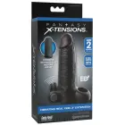 FXT Vibruojantis realaus pojūčio masturbatorius – 5 cm – juodas — Nuotrauka 1