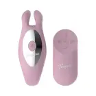 Teazers C-forma trusīša pāru vibrators ar tālvadību – rozā — Foto 1
