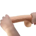 BAILE realistlik liugleva nahaga dildo – 23.4 cm (9.2″) – nahavärv — Foto 9