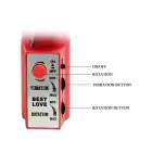 BAILE- CHRISINA vibrācija un rotācija – 18 cm (7″) – rozā Foto 5