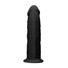 Reālistisks divslāņu dildo – 15 cm (6″) – Melns Foto 3