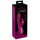 Javida 2F purškiamasis triušio vibratorius – 22.5 cm (8.8″) – rožinis — Nuotrauka 1