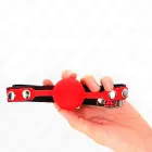 KINK Silicone Ball Gag Model 2 Black 4cm – Adjustable 60x2cm Strap — Photo 5
