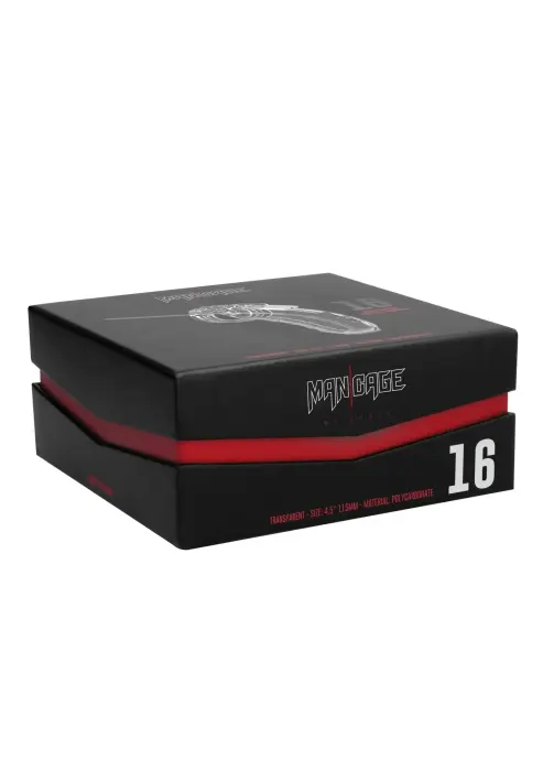 Model 16 – клетка целомудрия – 20.5 cm (8″) – прозрачный