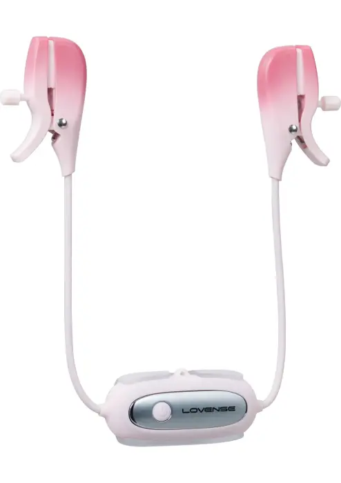 Gemini regulējamas vibrējošas krūtsgala knaibles – baltas Foto 4