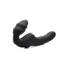 Slim Rider – Rievots vibrējošs bezsiksnu strap-on – miesas krāsa — Foto 3