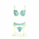 SUBBLIME 955328 Lace Lingerie Set – Green-Blue – L/XL — Photo 7
