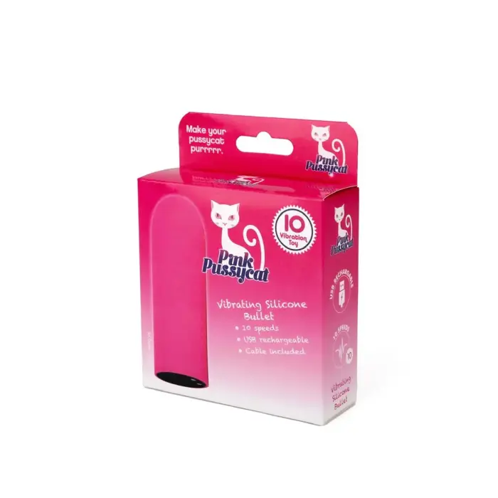 Pink Pussycat Rechargeable Bullet Vibrator – 10 cm (4″)