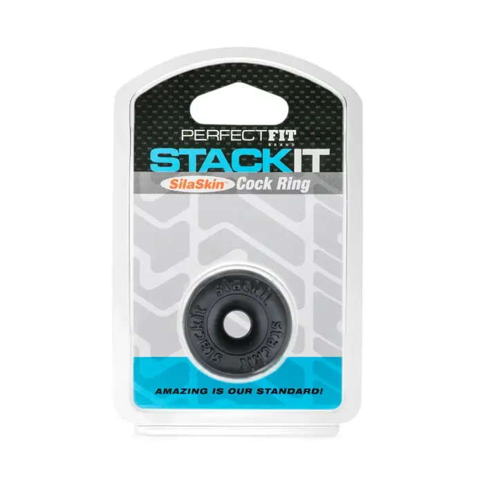 Stackit – dzimumlocekļa gredzens – melns