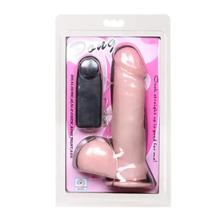 BAILE - Реалистичный вибрирующий дилдо – 20 cm (7.9″) – коричневый