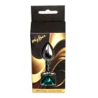 MyLove Toys Jewellery Silver анальная пробка в форме сердца – 7 cm – Зеленый — Фото 10