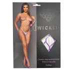 Be Wicked Cannot Hide сетчатое боди – фиолетовое – One size — Фото 4
