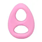 The Code Silicone Cock Ring with Bandana – Pink — Photo 4