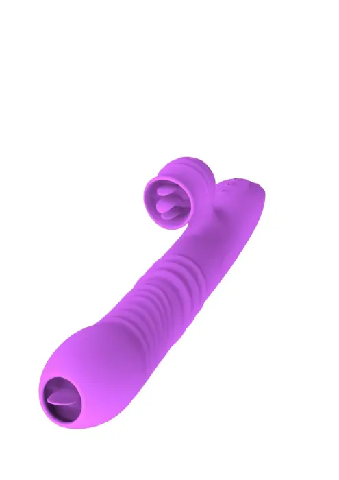 Wibrator-Fanny USB vibrators – 18 cm (7″) – violets Foto 5