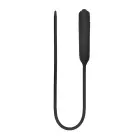 OUCH! Īpaši garš silikona vibrējošs urētras spraudnis – 45 cm (17.7″) – melns — Foto 1