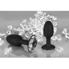 Analinis kištukas Diamond S – 8.5 cm – Juodas Photo