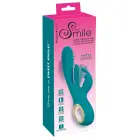 Sweet Smile кролик-вибратор с функцией толчков и стимуляцией язычком – 25 cm (10″) – розовый — Фото 1