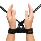 10 meters Fetish Bondage Rope – bondaaži nöör – puuvill – must – 10 m — Foto 6