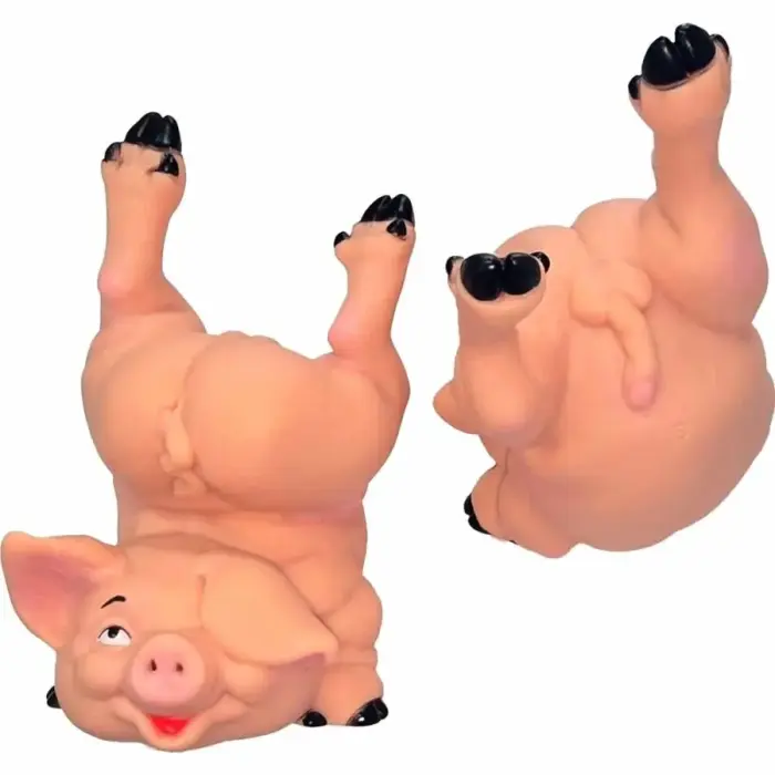 Diablo Picante Decorative Hard Rubber Piggy Bank - Large Capacity, Pink