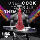 Kiotos Monstar Beast 86 Supercock dildo – 33.5 cm (13.2″) – Sarkans — Foto 17