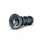 Jet Black Jack – flexible PVC anal plug with suction base – carbon metallic black – 17.8 cm — Photo 4