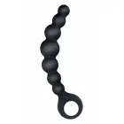 NMC 7 Inch Ribbed Silicone Beads – black – flexible graduated design – 17.8 cm — Photo 2