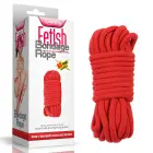 10 meters Fetish Bondage Rope – bondage rope – cotton – red – 10 m — Photo 1