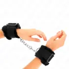 KINK Furry Lined Adjustable Wrist Restraints – Black – 17-31 cm x 7 cm — Photo 4