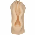 Baile Mini Intimate Device Compact TPR Soft Touch Textured Tunnel – 10 cm (4″) – Skin — Photo 6