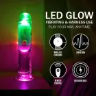 LED vibrējošs taisns vibrators – 15 cm – caurspīdīgs Foto 7