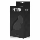 Fetish Submissive Vegan Leather Mask II with Neoprene Lining Adjustable – Black — Photo 4