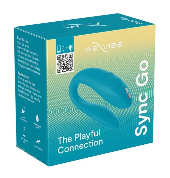 We-Vibe Sync Go Turquoise Dual Vibrator for Couples