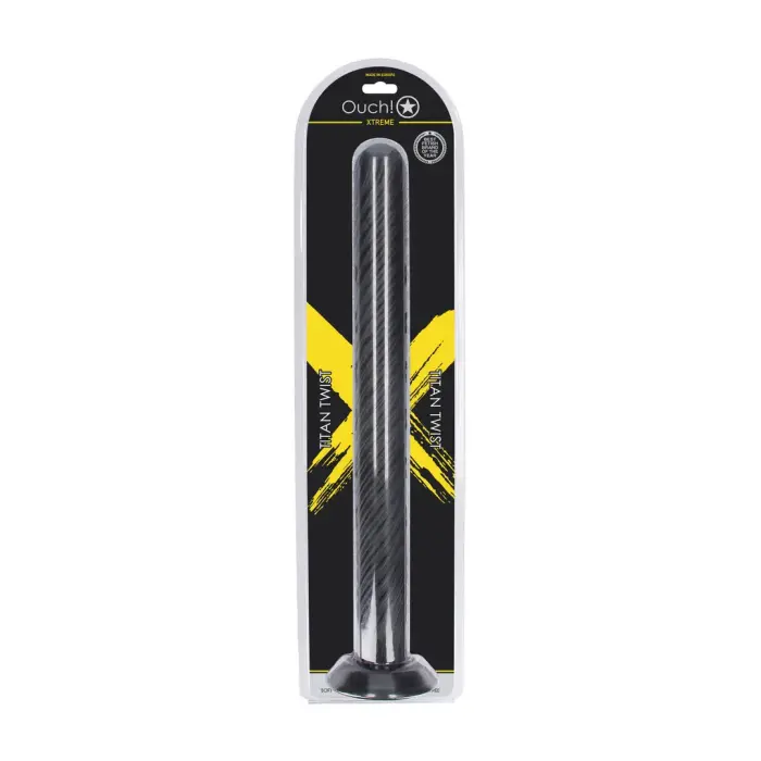 Titan Twist anaaltapp – 48 cm (18.9″) – Must