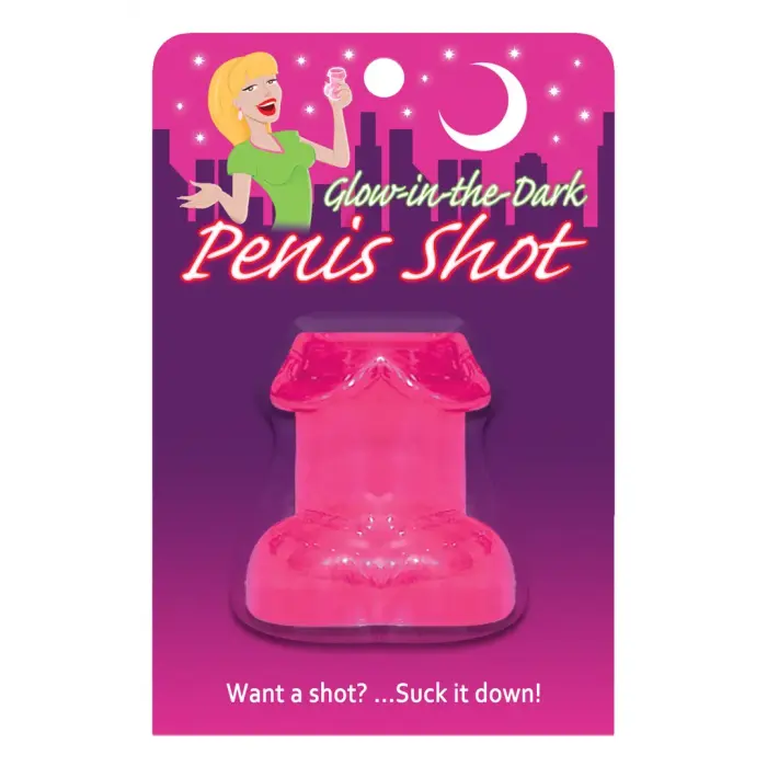 Tumsā spīdošs locekļa šotiņš – rozā Foto 1