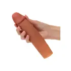 Силиконовая система для удлинения члена – 20.25 cm (8″) – карамельный — Фото 5