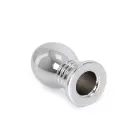 Hollow Ribbed Anal Plug – 7 cm — Photo 2
