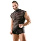 Svenjoyment Transparent Striped Men's Shirt – Black – L — Photo 3